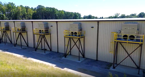 Bard MEGA-TECs cooling the manufacturing facility