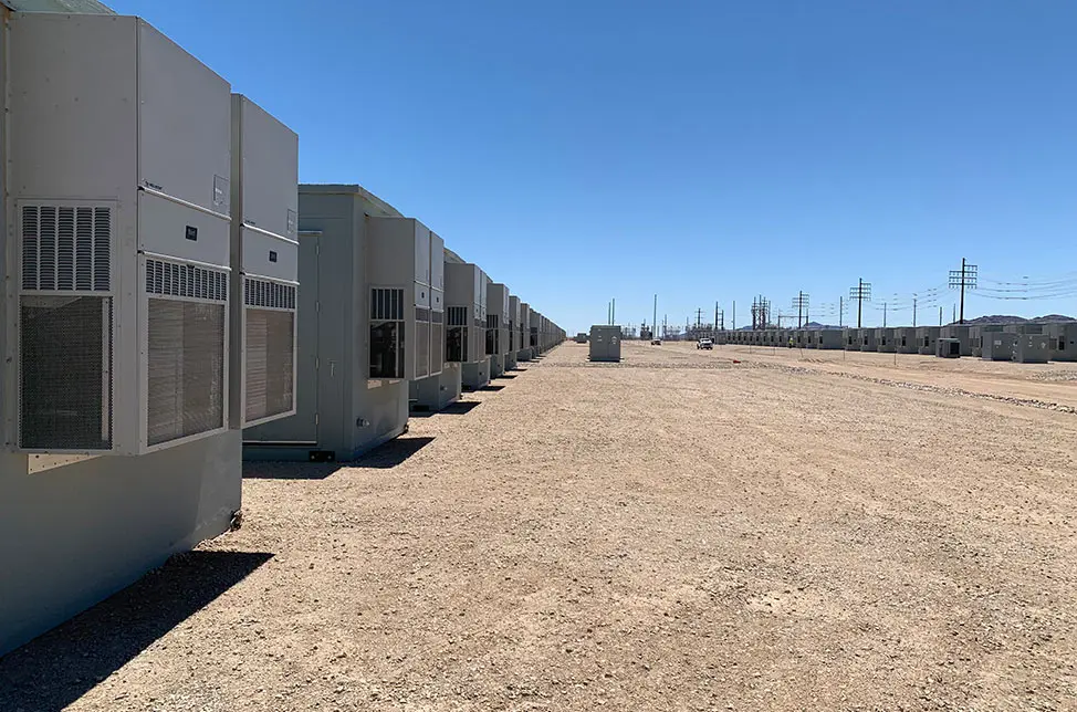 Outdoor units in hot sun