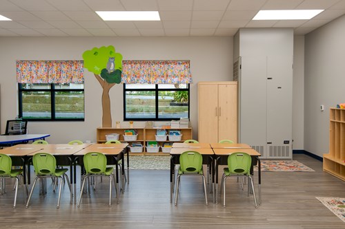 A decentralized HVAC system from Bard used in a classroom.